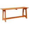 Utomhusbänk Akacia Massivt Trä Furu vidaXL 119 x 35 x 47 cm – miniatyr 6