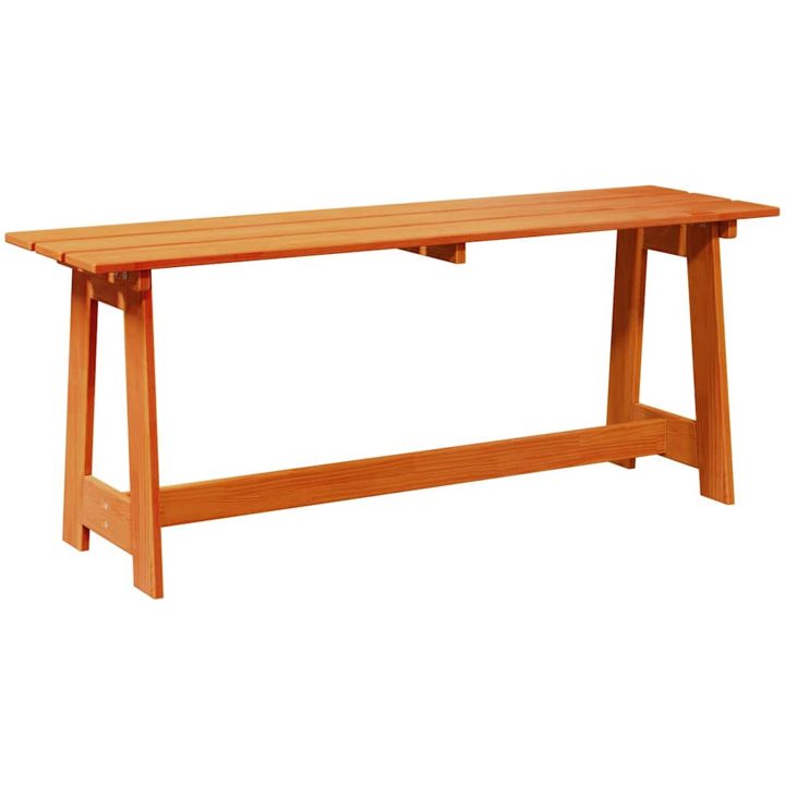 Utomhusbänk Akacia Massivt Trä Furu vidaXL 119 x 35 x 47 cm – bild 6