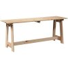 Utomhusbänk Massivt tallträ vidaXL 119 x 35 x 47 cm – miniatyr 2