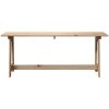 Utomhusbänk Massivt tallträ vidaXL 119 x 35 x 47 cm – miniatyr 4