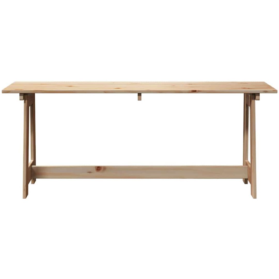 Utomhusbänk Massivt tallträ vidaXL 119 x 35 x 47 cm – bild 4