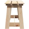 Utomhusbänk Massivt tallträ vidaXL 119 x 35 x 47 cm – miniatyr 5