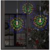 Utomhusbelysning fyrverkerier 10 st flerfärgad 20cm 1400 LED vidaXL – miniatyr 1