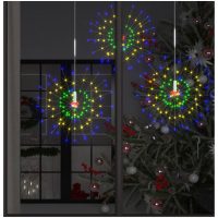 Utomhusbelysning fyrverkerier 4 st flerfärgad 20cm 560 LED vidaXL