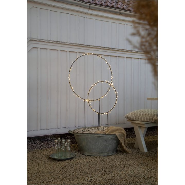 Utomhusdekoration Barlumi Svart Star Trading Cirkel 84 cm – bild 5