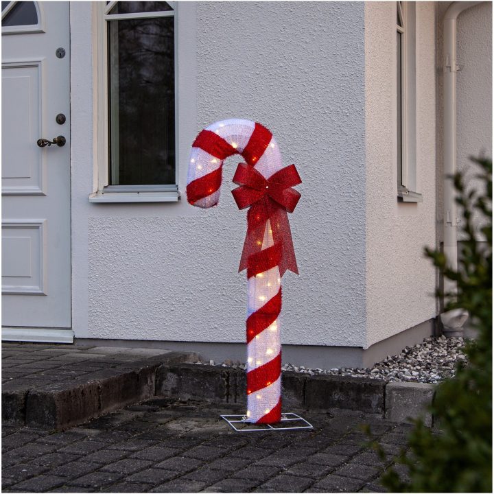 Utomhusdekoration CandyCane Vit Star Trading – bild 5