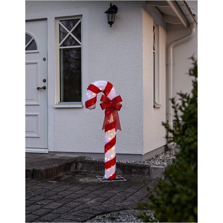 Utomhusdekoration CandyCane Vit Star Trading – bild 4