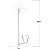 Utomhusdekoration Firework Outdoor Svart Star Trading – miniatyr 2