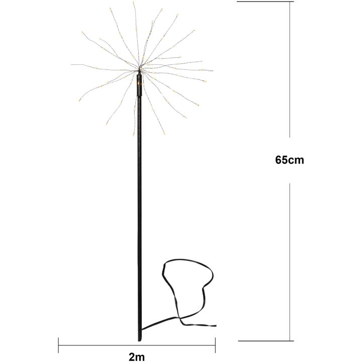 Utomhusdekoration Firework Outdoor Svart Star Trading – bild 2