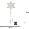 Utomhusdekoration Flocke Transparent Star Trading – miniatyr 5