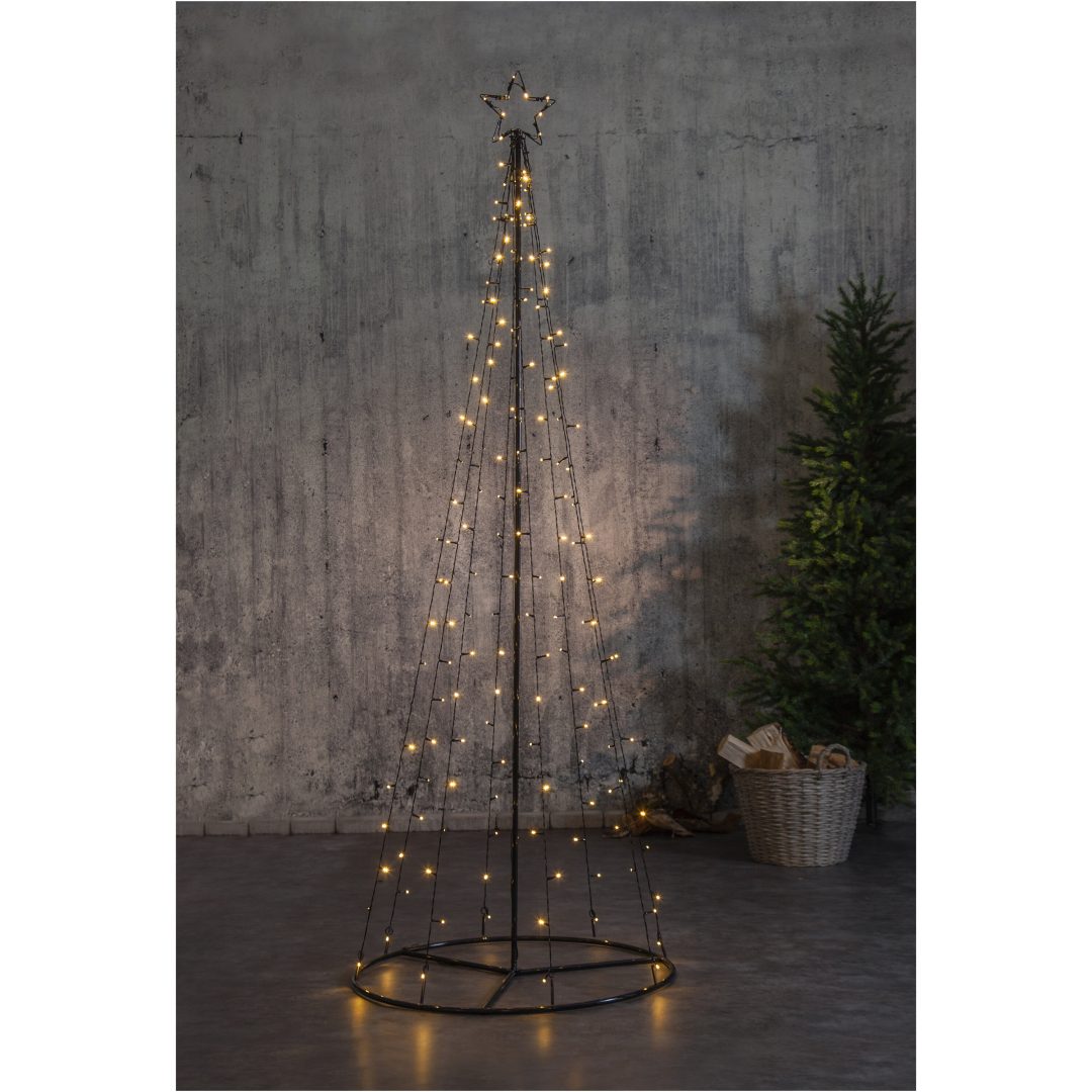 Utomhusdekoration Light Tree Svart Star Trading – bild 8
