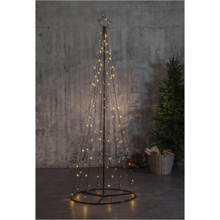 Utomhusdekoration Light Tree Svart Star Trading – bild 8
