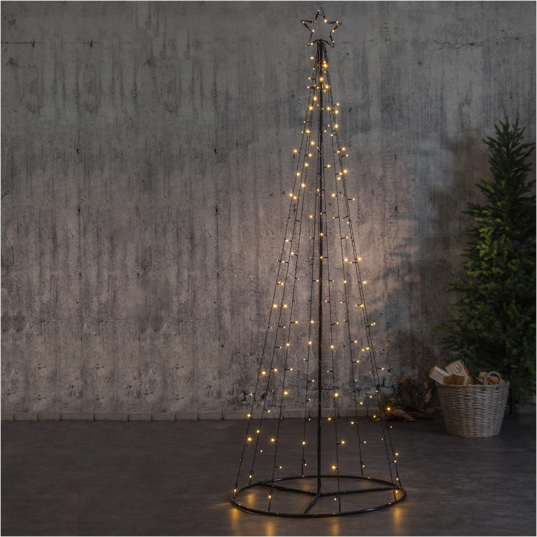 Utomhusdekoration Light Tree Svart Star Trading – bild 7