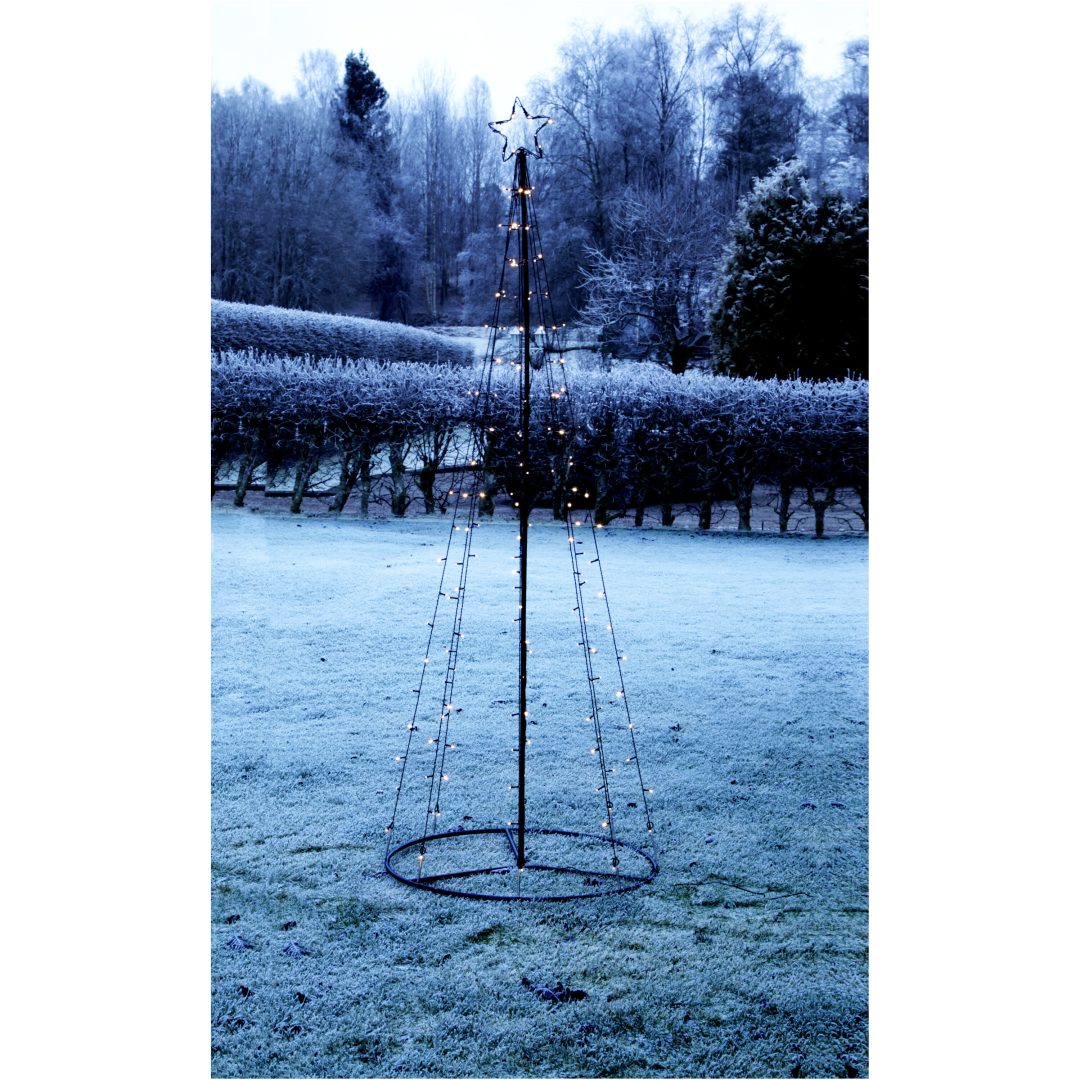 Utomhusdekoration Light Tree Svart Star Trading – bild 5