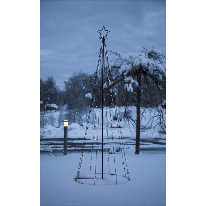 Utomhusdekoration Light Tree Svart Star Trading – bild 3