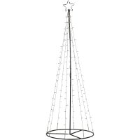 Utomhusdekoration Light Tree Svart Star Trading