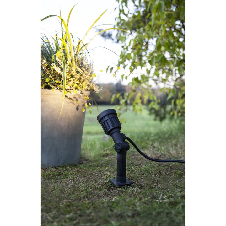 Utomhusdekoration Outdoor LED Spotlight Svart Star Trading – bild 12