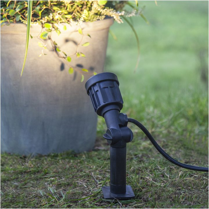 Utomhusdekoration Outdoor LED Spotlight Svart Star Trading – bild 7