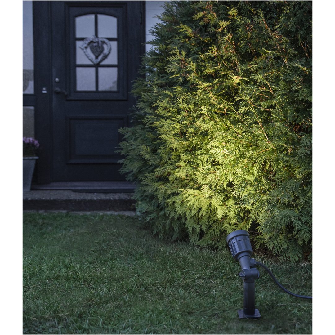 Utomhusdekoration Outdoor LED Spotlight Svart Star Trading – bild 2