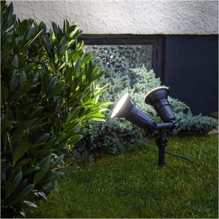 Utomhusdekoration Outdoor Spotlight Fixture Svart Star Trading – bild 9