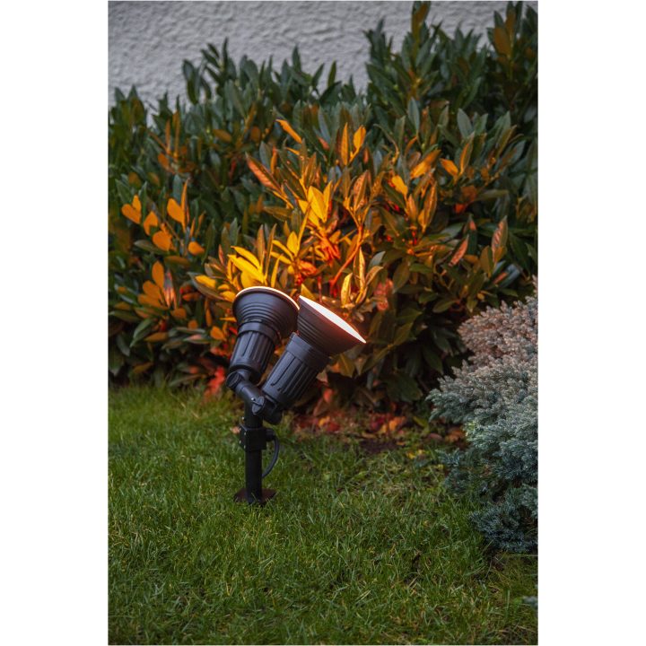 Utomhusdekoration Outdoor Spotlight Fixture Svart Star Trading – bild 4