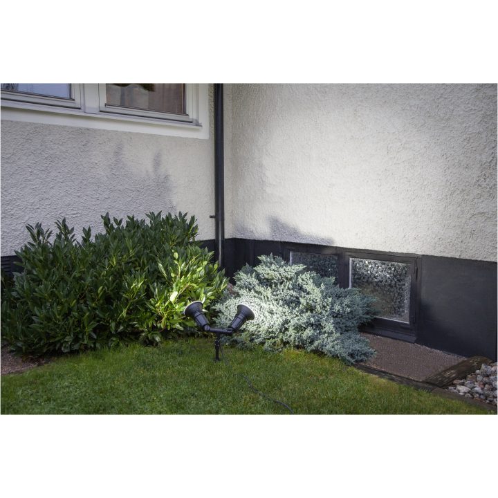 Utomhusdekoration Outdoor Spotlight Fixture Svart Star Trading – bild 2