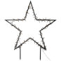 Star Trading Utomhusdekoration Spiky Svart