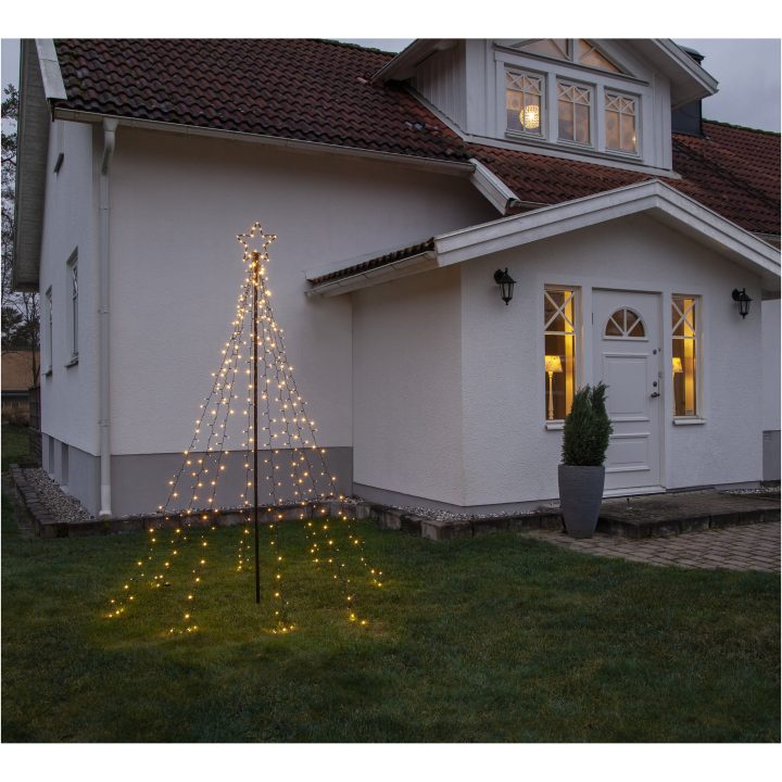 Utomhusdekoration Spiky Svart Star Trading – bild 5