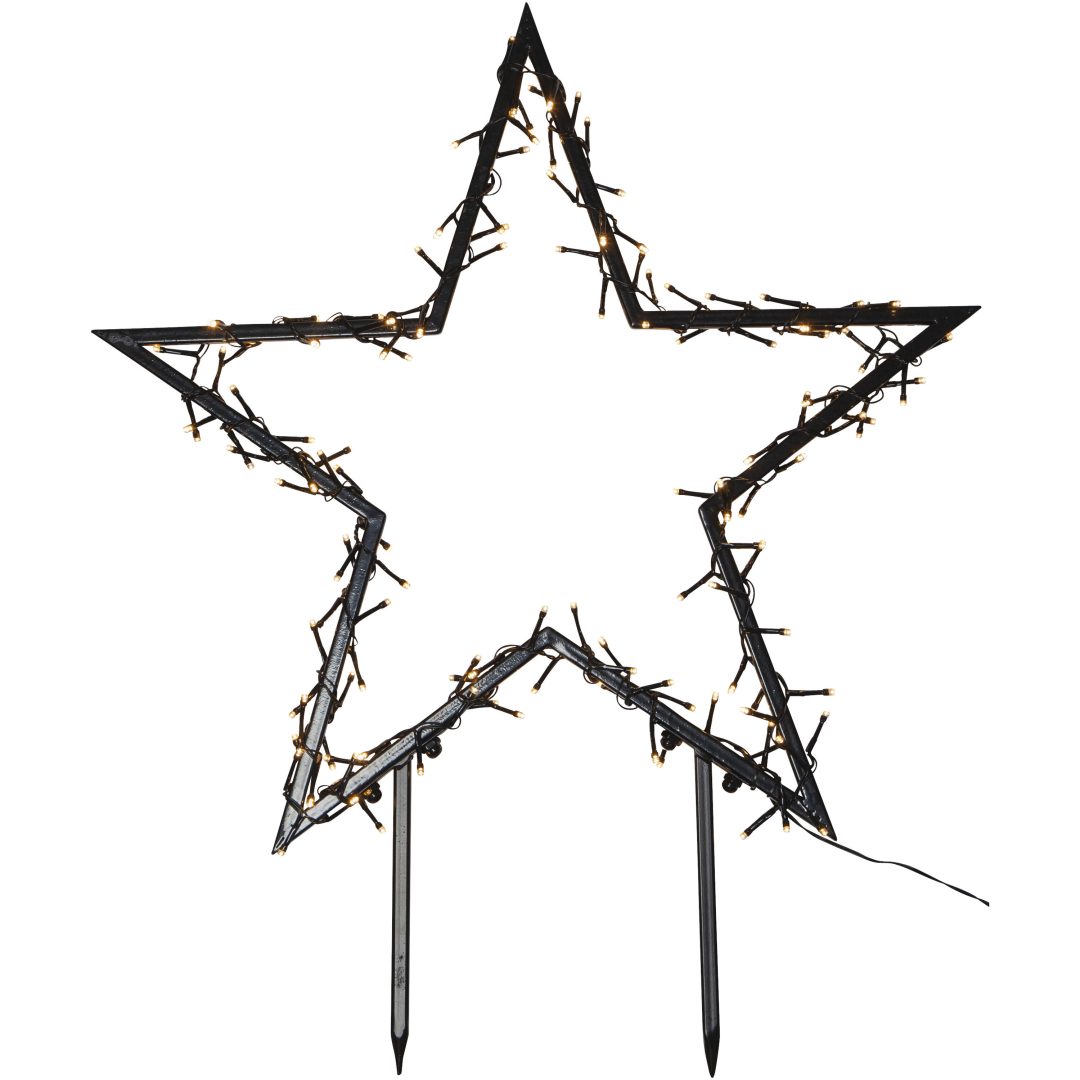 Utomhusdekoration Spiky Svart Star Trading 73 cm – bild 6