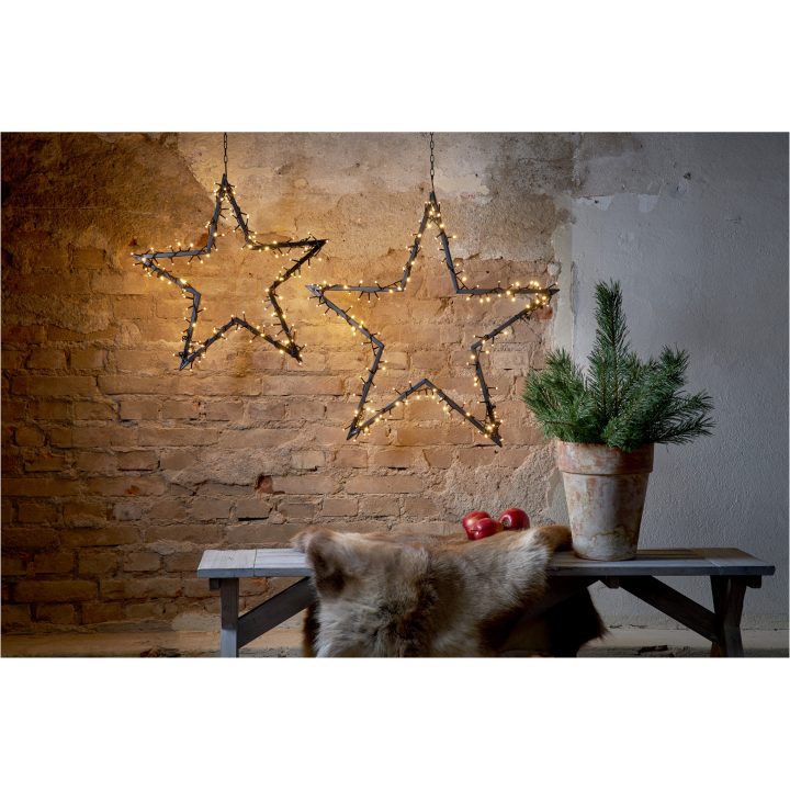 Utomhusdekoration Spiky Svart Star Trading 73 cm – bild 2