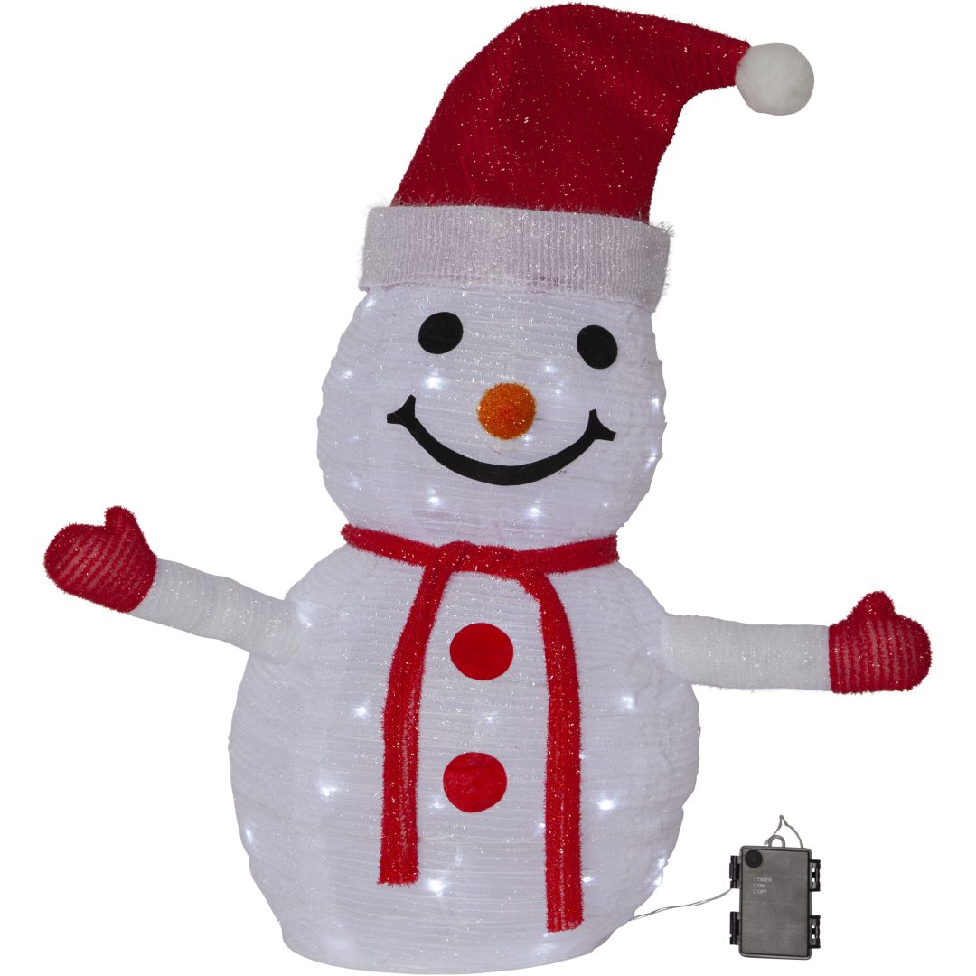 Utomhusdekoration Tecidy Vit Star Trading Tomte