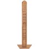 Utomhusdusch massiv teak 70x75x204 cm vidaXL – miniatyr 5