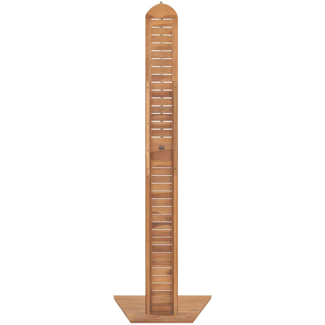 Utomhusdusch massiv teak 70x75x204 cm vidaXL – bild 5