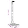 Utomhusdusch massiv teak 70x75x204 cm vidaXL – miniatyr 9