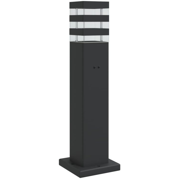 Utomhusgolvlampa med eluttag svart 50 cm aluminium vidaXL 50 cm – bild 2