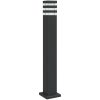 Utomhusgolvlampa med eluttag svart 80 cm aluminium vidaXL 80 cm – miniatyr 2