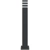 Utomhusgolvlampa med eluttag svart 80 cm aluminium vidaXL 80 cm – miniatyr 4