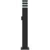 Utomhusgolvlampa med eluttag svart 80 cm aluminium vidaXL 80 cm – miniatyr 5