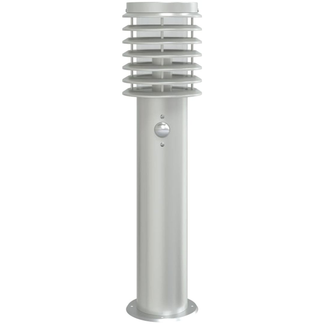 Utomhusgolvlampa med sensor silver 60 cm rostfritt stål vidaXL – bild 4