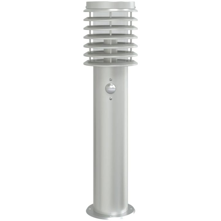 Utomhusgolvlampa med sensor silver 60 cm rostfritt stål vidaXL – bild 4