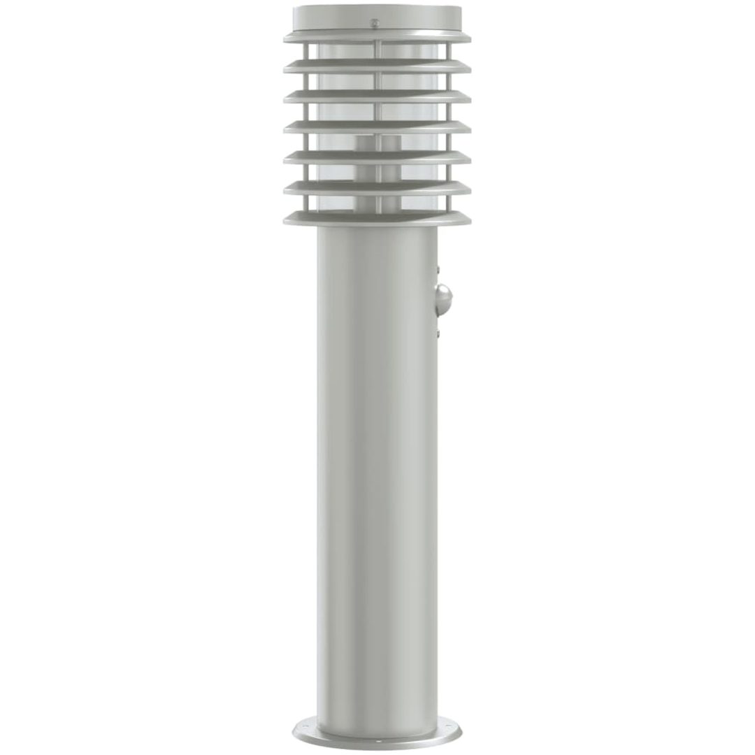 Utomhusgolvlampa med sensor silver 60 cm rostfritt stål vidaXL – bild 5