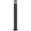 Utomhusgolvlampa med sensor svart 110 cm aluminium vidaXL 110 cm – miniatyr 2