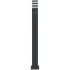 Utomhusgolvlampa med sensor svart 110 cm aluminium vidaXL 110 cm – miniatyr 4