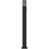 Utomhusgolvlampa med sensor svart 110 cm aluminium vidaXL 110 cm – miniatyr 5