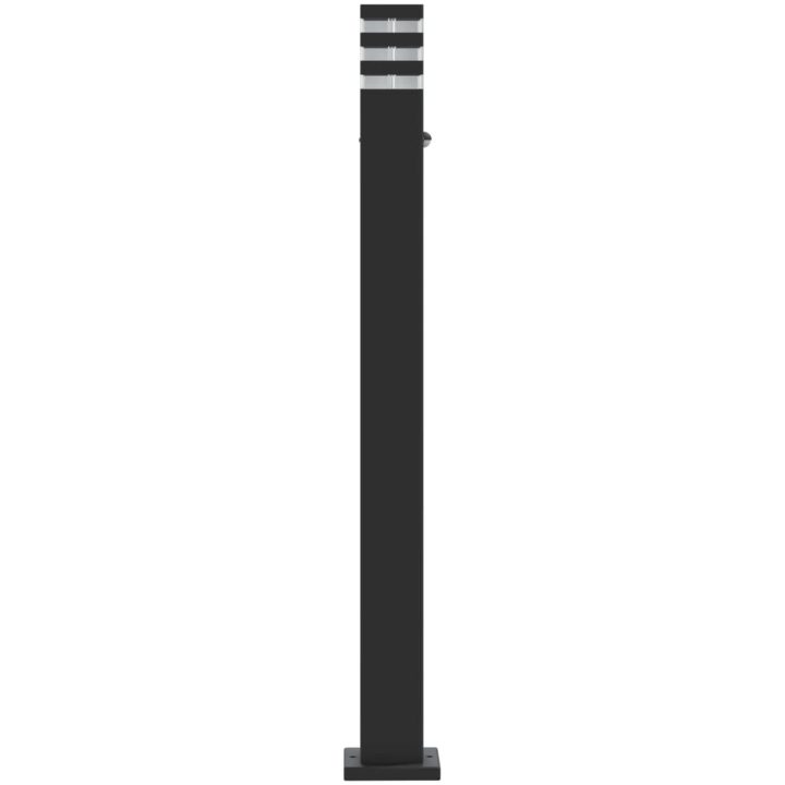 Utomhusgolvlampa med sensor svart 110 cm aluminium vidaXL 110 cm – bild 5