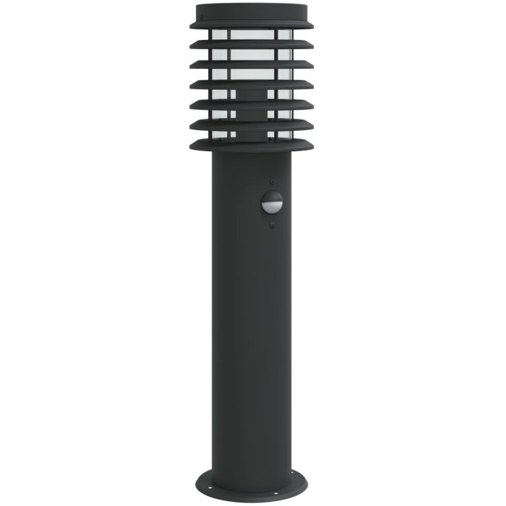Utomhusgolvlampa med sensor svart 60 cm rostfritt stål vidaXL – bild 2