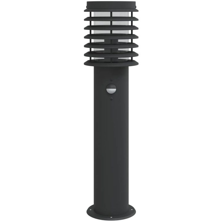 Utomhusgolvlampa med sensor svart 60 cm rostfritt stål vidaXL – bild 4