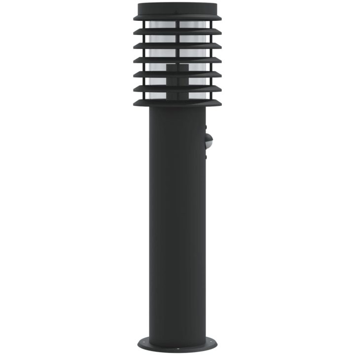 Utomhusgolvlampa med sensor svart 60 cm rostfritt stål vidaXL – bild 5
