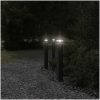 Utomhusgolvlampa med sensor svart 80 cm aluminium vidaXL 80 cm – miniatyr 3