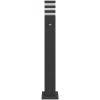 Utomhusgolvlampa med sensor svart 80 cm aluminium vidaXL 80 cm – miniatyr 4